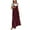 Burgundy, variant on ZQUUVOU Women's Jumpsuit Casual Solid-Color Button Pocket Long Trousers(Olive Green,L)
