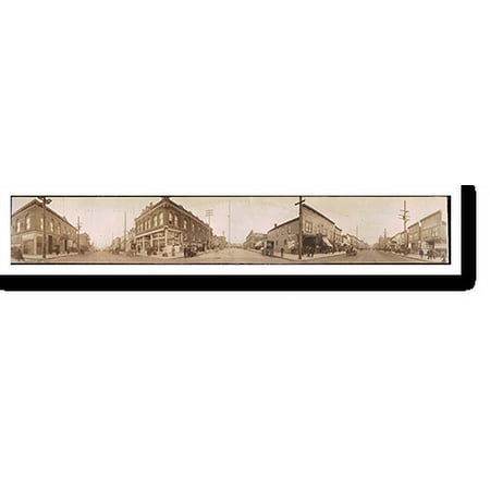 Historic Print, WA 1909 Bellingham PHOTO, Width 7" x Length 36"