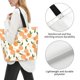 thumbnail image 3 of Balery Peaches Bolsa Tote Estilo Estético con Cremalleras, Bolsa de Hombro, Bolsa de Compras Grande y Plegable, 3 of 8