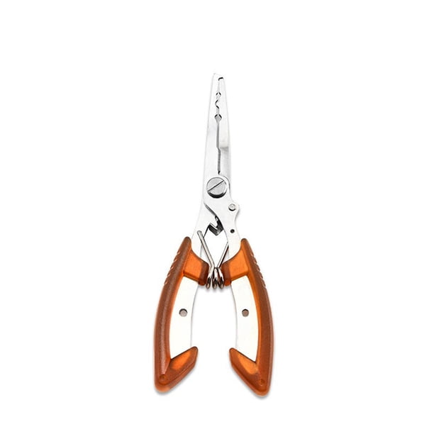 Alicates de Pesca Sonducket Acero Inoxidable Mango de Plástico Antideslizante Naranja