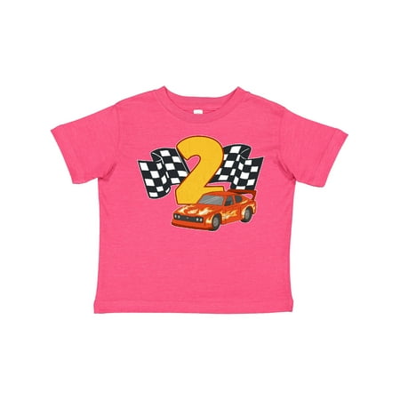 

Inktastic Number Two Race Car Gift Toddler Boy or Toddler Girl T-Shirt