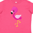 thumbnail image 4 of Inktastic Cute Flamingo, Little Flamingo, Pink Flamingo Girls Toddler T-Shirt, 4 of 5