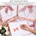 thumbnail image 4 of Bolsas de regalo Silkfly Thank You de 12 x 10 x 4 pulgadas con asa, 12 unidades, blancas, 4 of 6