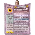 thumbnail image 1 of LHSHID 13th Birthday Gifts for Girls 13 Year Old Girl Gift Ideas 13th Birthday Decorations for Girls Gifts for 13 Year Old Girl Best 13 Year Old Girl Birthday Gifts Blanket 30x40in, 1 of 6