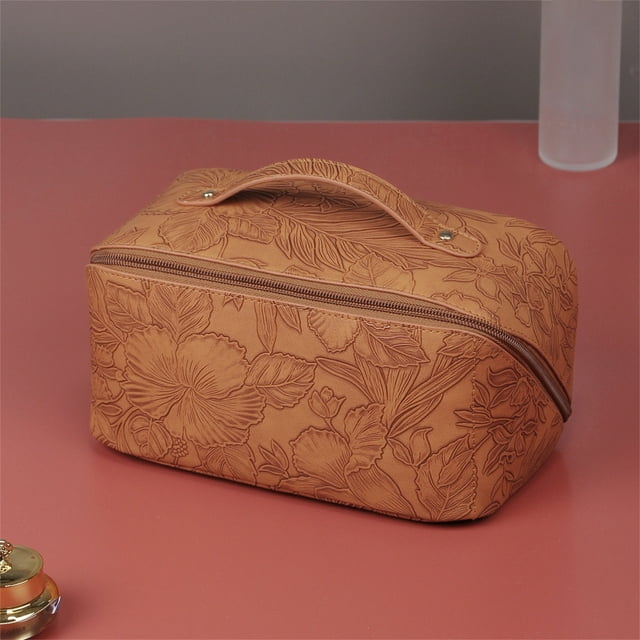 Xihbxyly Neceser de Viaje para Maquillaje, Espacioso Organizador de Cosméticos con Asa, Resistente Al Agua, Ideal para Guardar Artículos de Tocador, Joyas y Dispositivos Electrónicos, Perfecto para U