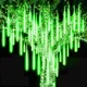 thumbnail image 3 of 1/2/3/4 Set LED Meteor Shower Lights Fairy String Lights Christmas Holiday Snow Falling Icicle Cascading Lighting Home Wedding, 3 of 5