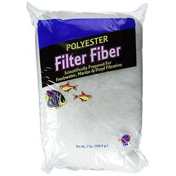 Blue Ribbon Pet Products ABLPLY7 Polyester Floss Bag Filter Media for Aquarium, 7-Ounce