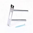 thumbnail image 4 of Deadbolt Strike Plate Reinforcer Kit - Prevent Kick-ins and Home Invasion - Two Post Strike Plate - TUFF STRIKE - Satin Nickel, 4 of 4