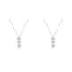 thumbnail image 1 of Qarigey Collares para niñas, collar sencillo para chicas jóvenes, accesorio de moda, decoración colgante, colgantes de joyería, cadena de clavícula Plata 2piezas Qarigey CBP199267, 1 of 6