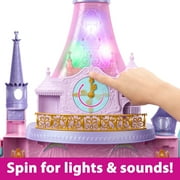 Disney Princess Magical Adventures Castle with 3 Levels, 10 Play Areas with Lights & Sounds