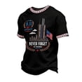 thumbnail image 2 of IAJDKMEK 911 25th Anniversary Shirt - Men's Short Sleeve Round Neck Commemorative Top with 25th Anniversary Print, Casual Wear, 2 of 4