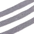 thumbnail image 3 of Flat Draw Cord Drawstrings Handles Lace String for Sewing Accessory - Gray, 3 of 8