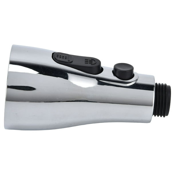 Cabezal Rociador Para Grifo G1/2, Plateado Cepillado, 3 Funciones, Boquilla Rociadora Desplegable Para Fregadero De Cocina, Repuesto De Grifo, Material ABS De Acero Inoxidable