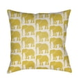 thumbnail image 1 of Surya LOTA-ELPH2-2626 Lolita 26" Wide Square Novelty Elephants Polyester Outdoor Accent, 1 of 7