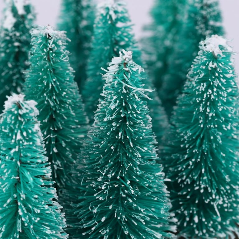 small sisal snow trees miniature pine