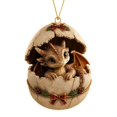 thumbnail image 4 of Dragon Ornaments for Christmas Tree,Dragon Egg‑Shaped Acrylic Christmas Hanging Ornament,2D Acrylic Cute Dragon Egg Hanging Decoration,Novelty Dragon Egg Hanging Charm for Xmas Tree,Gift, 4 of 4