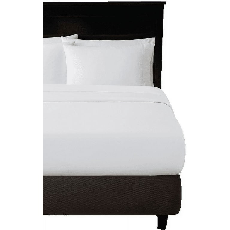 Embrace Jacquard Top Sheet White 94 x 92 Queen Triple Bed