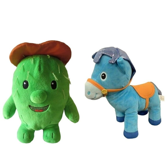 Sparky Horse & Toby Cactus Plush 2 Dolls Set Callie Wild West 8” Stuffed New