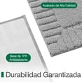 thumbnail image 5 of FRABE Bathroom Rugs Non Slip with Rubber Backing, Extra Soft Plush Microfiber Bath Rug Absorbent, Machine Washable Bath Mat Quick Dry for Tub, Shower, Hotel, Light Grey, 20"x32", 5 of 10