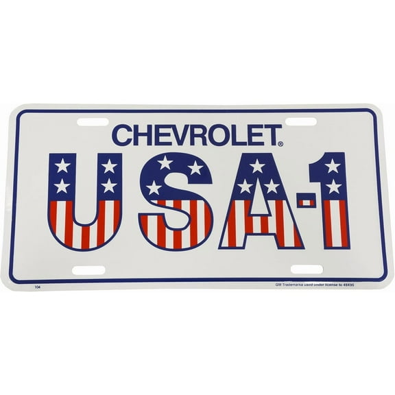 Corvette Parent Chevrolet USA-1 License Plate