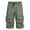 Army Green, variant on IROINNID Men's Camouflage Workout Casual Flat-Front Cargo Shorts With Multi-Pocket