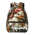 thumbnail image 1 of Fotbe Cartoon Scottish Duck Mochila Casual con Estampado para Escuela, Viajes y Actividades al Aire Libre - Duradera, Ligera y Cómoda, 1 of 5