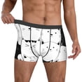 thumbnail image 2 of Kdxio Men's Boxer Briefs with Doodle Cute Cat Print - Comfortable and Breathable Underwear for Everyday Wear, 2 of 7