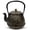 Black-1.3 Quarts, variant on Light Green 1 Quarts Cast Iron Teapot with Stainless Steel Infuser, Stovetop Safe
