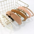 thumbnail image 6 of HBlife 7 Pack Headbands for Women Girls Headbands Trendy Brown Knotted Solid Head Bands Pearl Headband Non Slip Hairbands Cute Hair Accessories Multi-style Headband Pack, 6 of 7