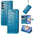 thumbnail image 1 of Funda Cartera FOXDOCK para Samsung Galaxy A35 5G , Flip PU con Relieve de Gatos y Perros, Tarjetero y Soporte, 1 of 6