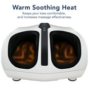 Miko Shiatsu Foot Massager Machine with Heat, Kneading, Rolling, and Vibration
