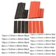 thumbnail image 4 of Inteprter 530 Uds. Tubo termorretráctil envoltura eléctrica mangas de Cable de alambre PE 2:1 manguito aislado surtido de kits de tubos de Electrónica miscelánea rojo+negro 127 piezas, 4 of 6