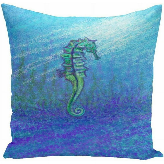 Simply Daisy Coastal Print Decorative Pillow, 16" x 16"