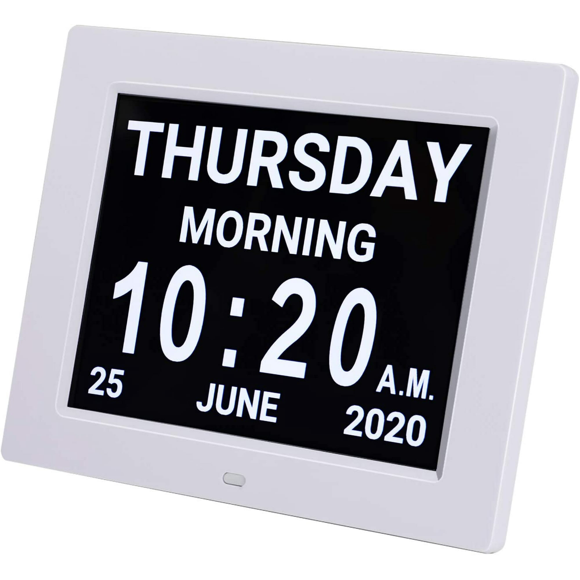 Large Digital Clock For Elderly : Digits are over four inches tall ...