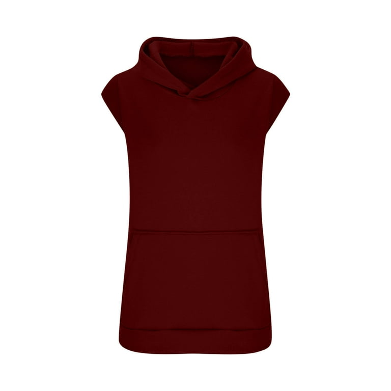 レディースウェア 8YARDS Womens PULLOVER Sleeveless Hoodie Women's sleeveless hoodie | 4F: Sportswear and shoes