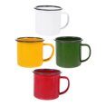 thumbnail image 1 of FOLOYORI 4Ud Taza De Esmalte Duradera Para Café Té Uso Diario En Oficina Hogar, 1 of 8