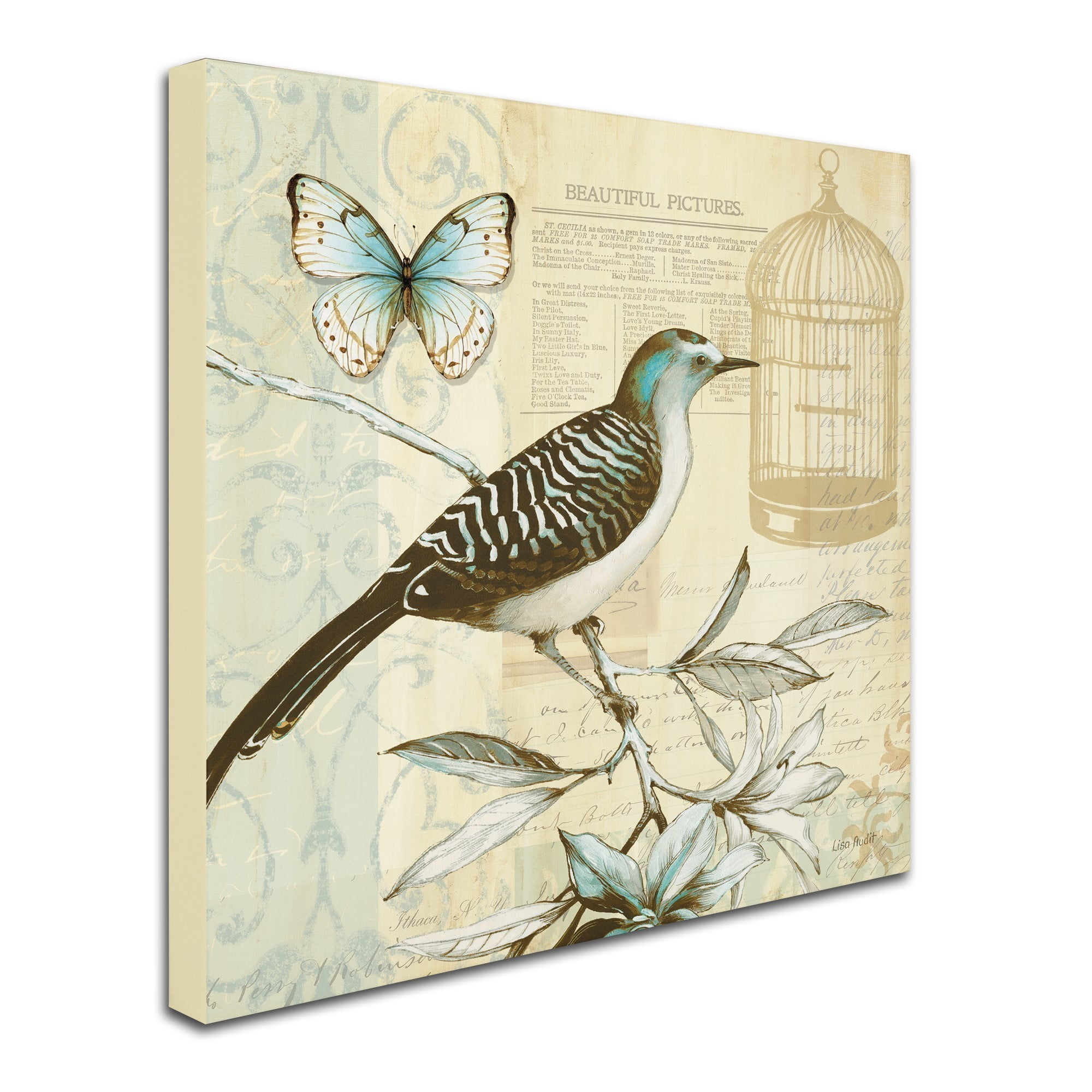 Trademark Fine Art "Freedom I" Canvas Art by Lisa Audit