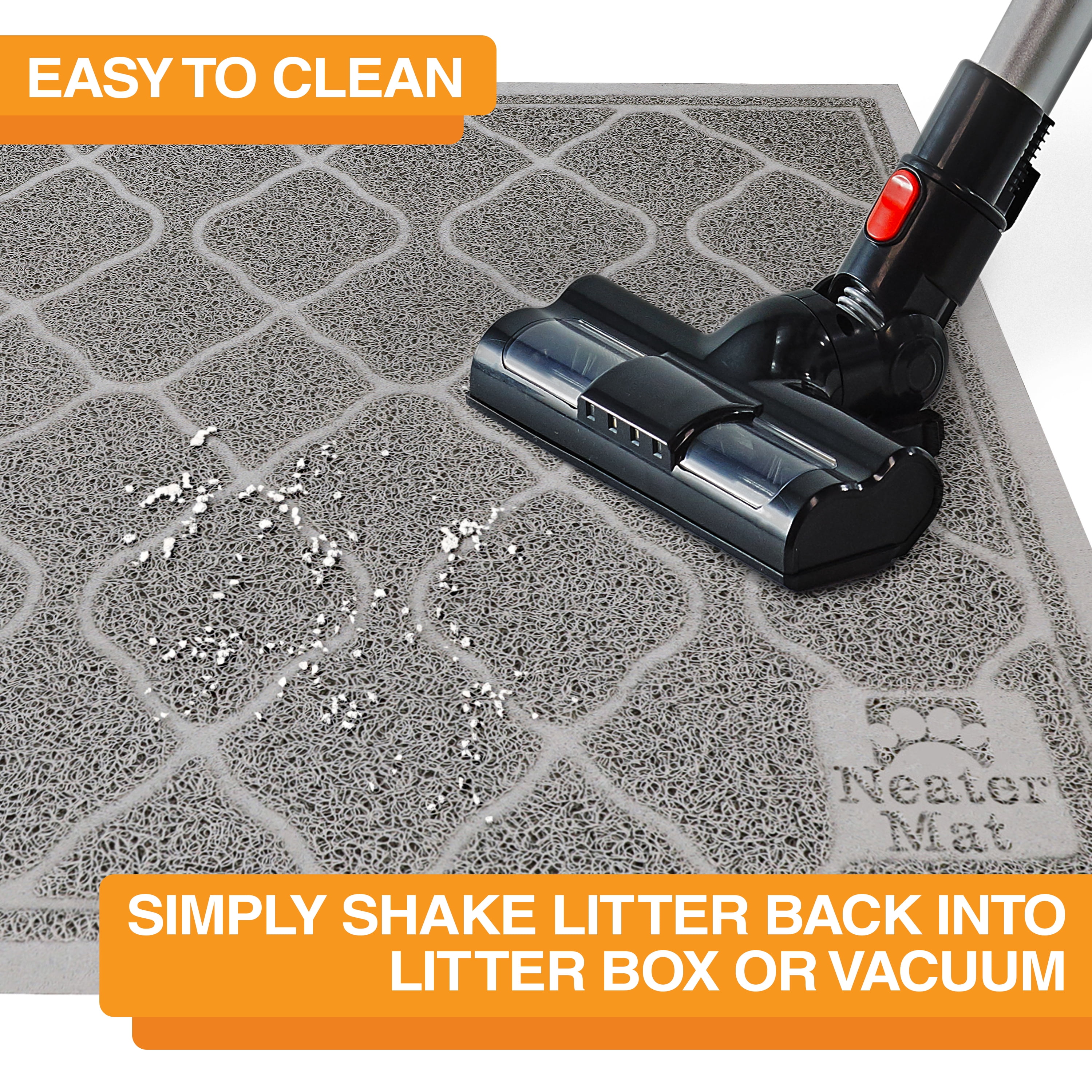 Neater Pets Neater Mat Litter Trapping Mat, Grey, 20" x 30"