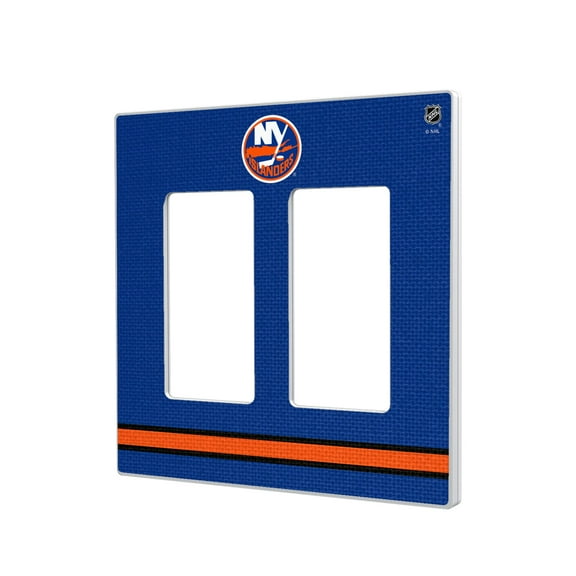 New York Islanders Double Rocker Lightswitch Plate