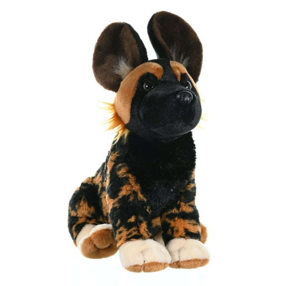 Cuddlekins African Wild Dog Plush Stuffed Animal by Wild Republic, Kid Gifts, Zoo Animals,12 Inches