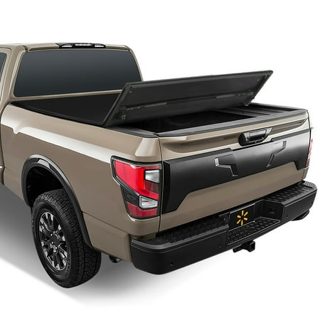Auto Drive Soft Tri Fold Truck Bed Tonneau Cover Fits 17-20 Nissan Titan 5ft 5in. Bed
