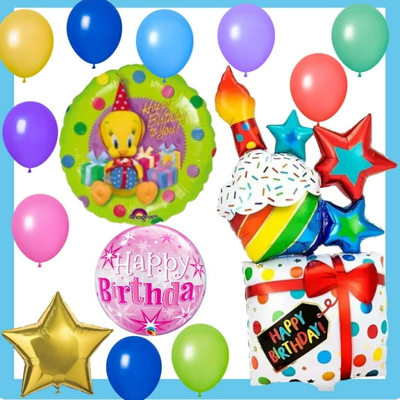 Tweety Birthday Balloon Bouquet