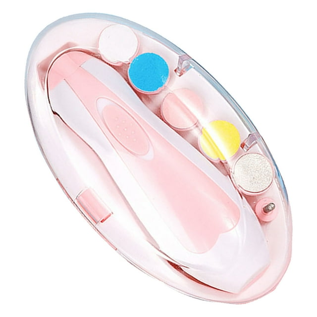 Lima de uñas LED para bebés BuyWeekMX cortauñas eléctrico para bebés diseñado para precisión
