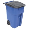 thumbnail image 3 of Bote de Basura Rubbermaid Contenedor 50 Gal Brute Azul, 3 of 4