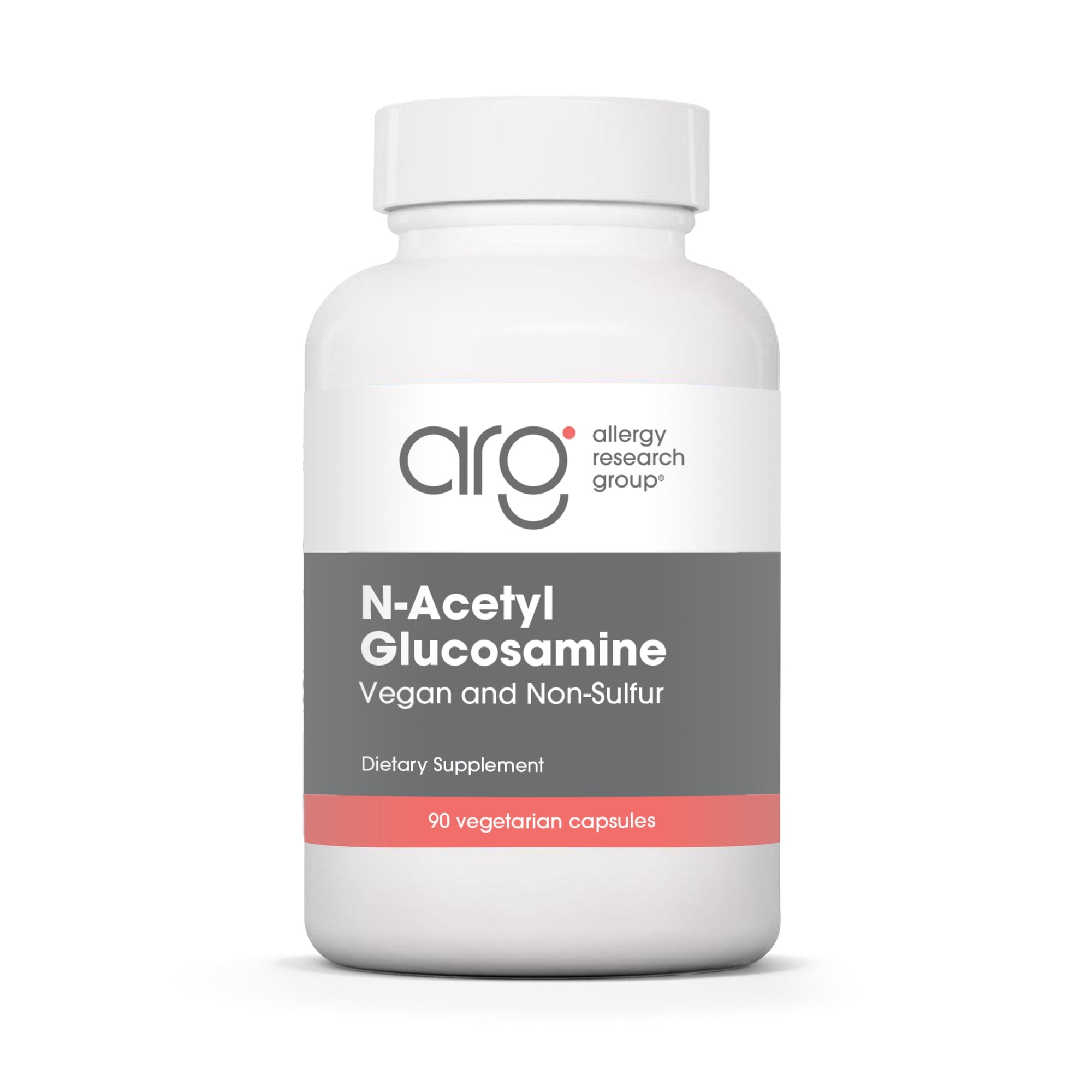 ARG N-Acetyl Glucosamine (NAG) - Vegan Glucosamine Supplement - Gastrointestinal & Connective Tissue Support - Non-Sulfur Formula - 90 Servings - 90 Capsules