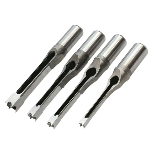 4 Unids HSS shamjiam Carpintería Mortaja Cincel Twist Auger Brocas Agujero Cuadrado