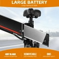 thumbnail image 6 of Elifine 26"x4" Folding Fat Tire Electric Bike, Full Suspensions, 500W Ebike, 5 Riding Modes, 48V 10.4Ah Battery, 21 Speed, LCD, All Terrain E Bike for Adult UL2849, 6 of 10