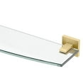 thumbnail image 1 of Gatco 4066 Elevate Glass Shelf, Brushed Brass, 1 of 6