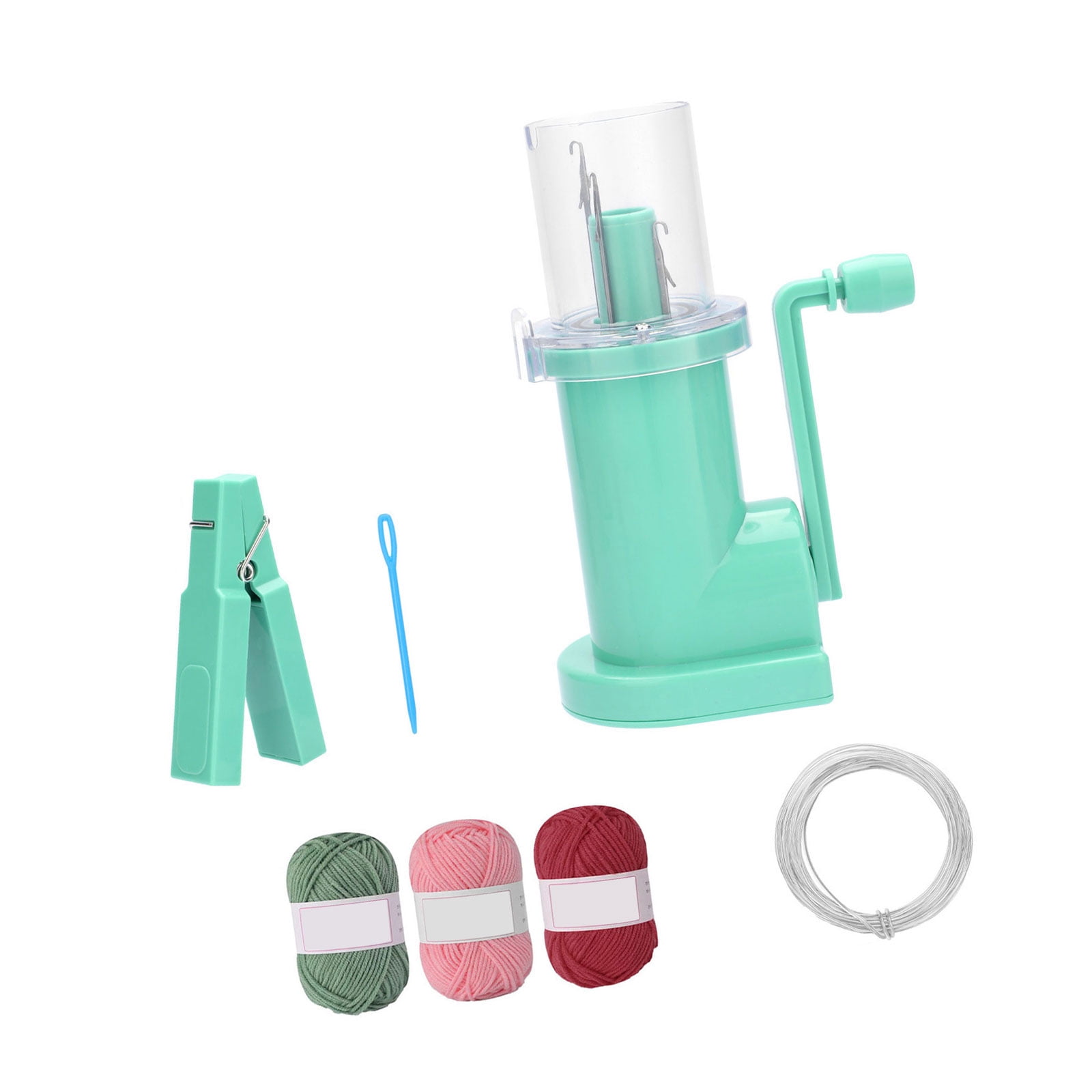 Hand Cranked Knitting Machine Knitting Mill Machine Manual Cord Knitter With Yarn Needle Cord for Bracelets Braiding