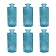 thumbnail image 1 of 6 jarrones de vidrio con forma de capullo para arreglos florales, portátiles, minimalistas, mini flores Azul cielo, 1 of 8